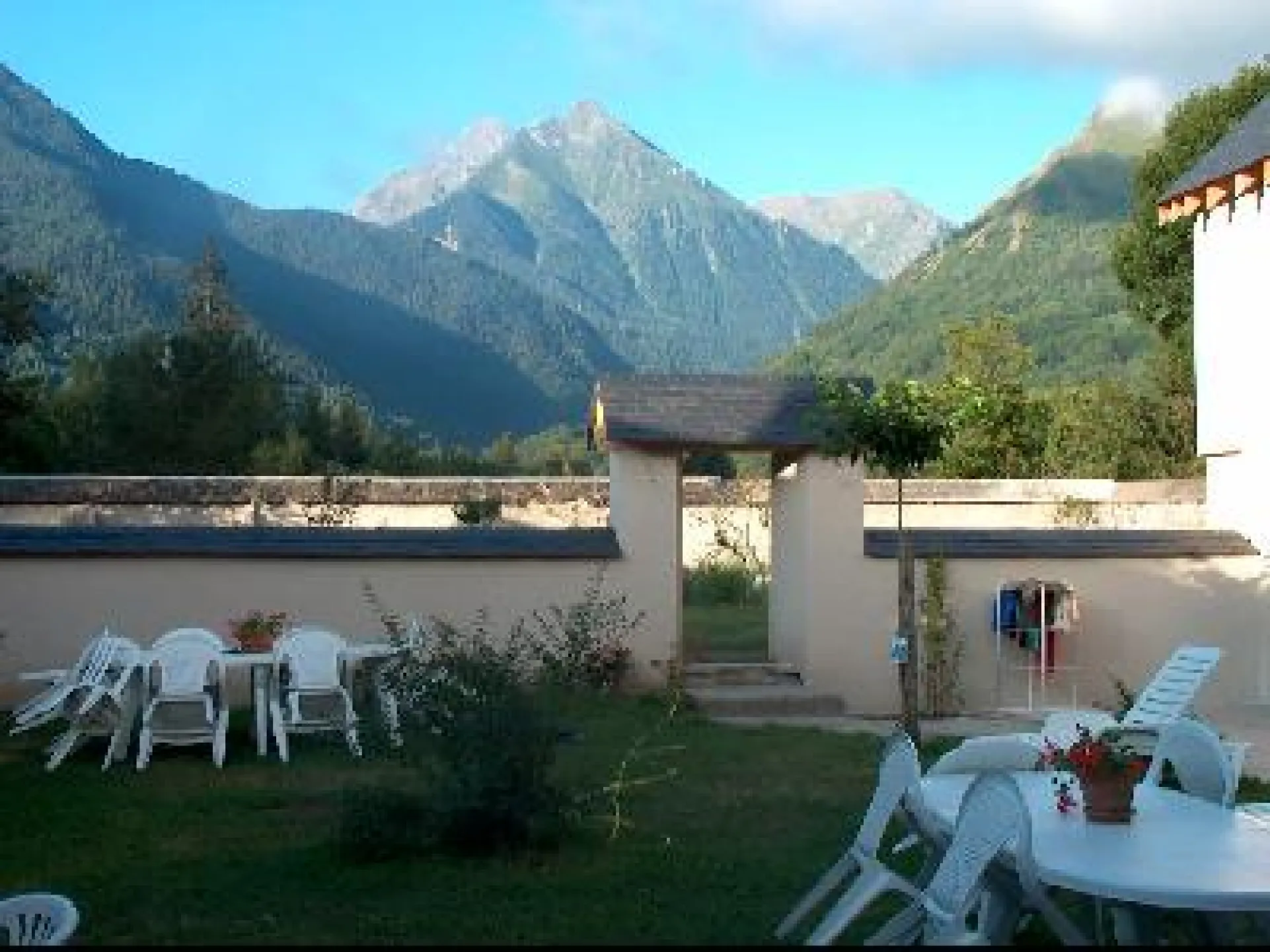 vue sur montagne coté sud
