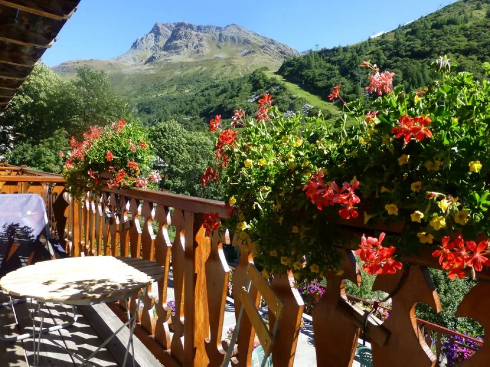 Le balcon en été