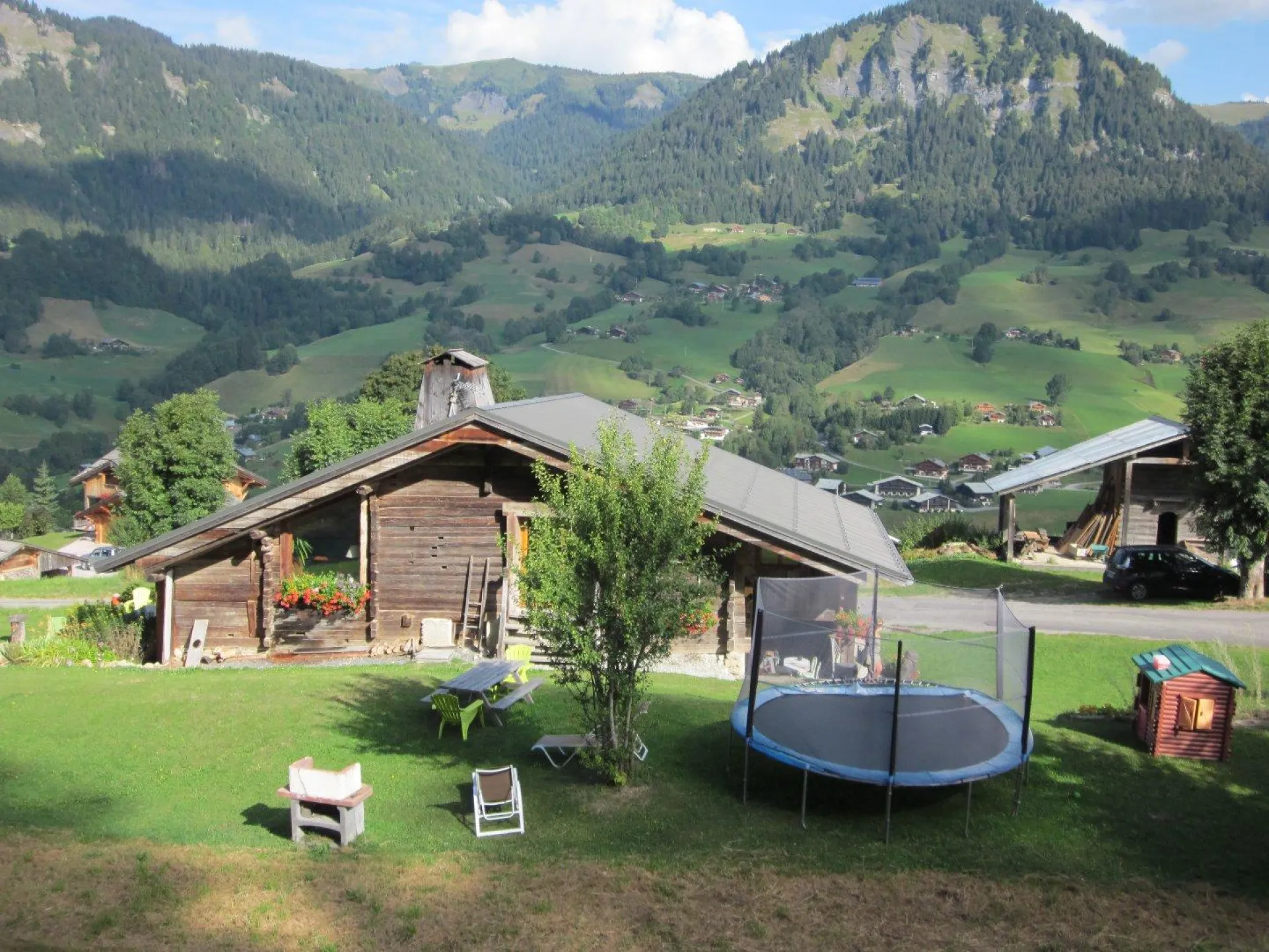 le chalet en été