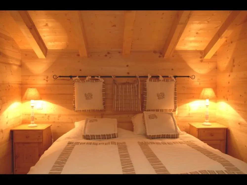 Chalet grand massif : grand chalet au départ des pistes de ski en savoie