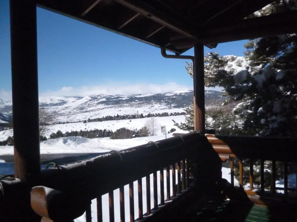 Vue  imprenable sur la Cerdagne 
HIVER 