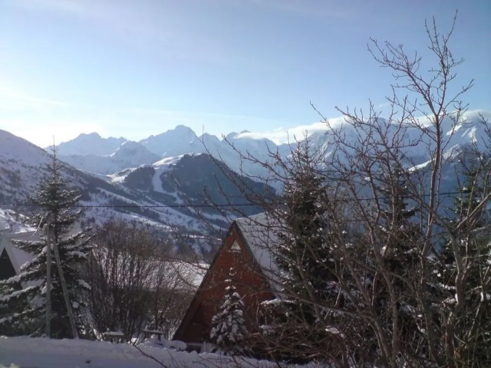 view from the chalet