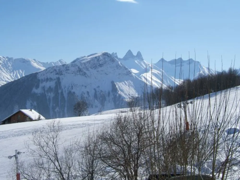 vue plein sud du chalet