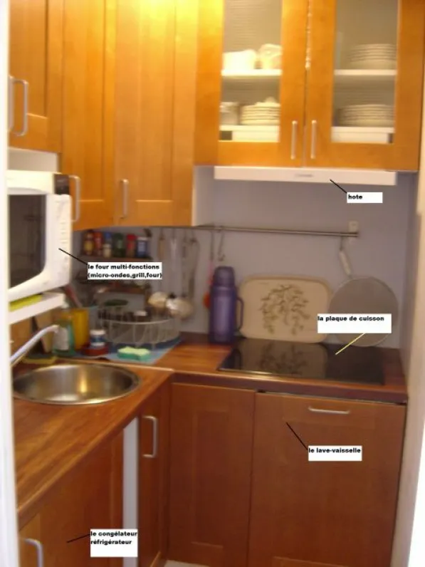 Cuisine séparée.