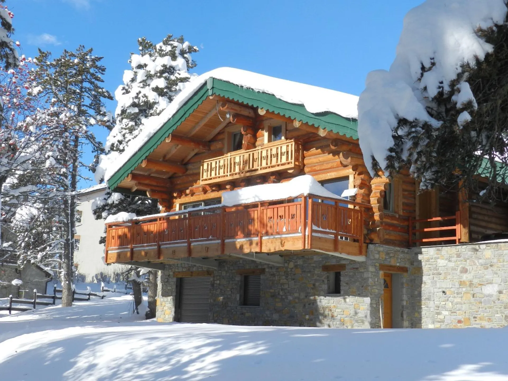 vue d'ensemble du chalet