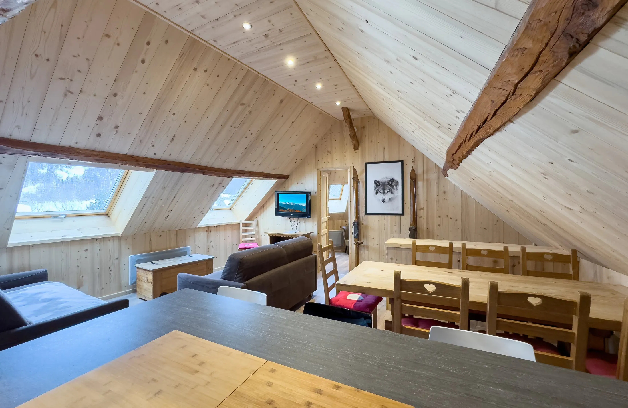 L'alpage, duplex *** à 200 m des pistes, des grands bains et des commerces, séjour sans voiture