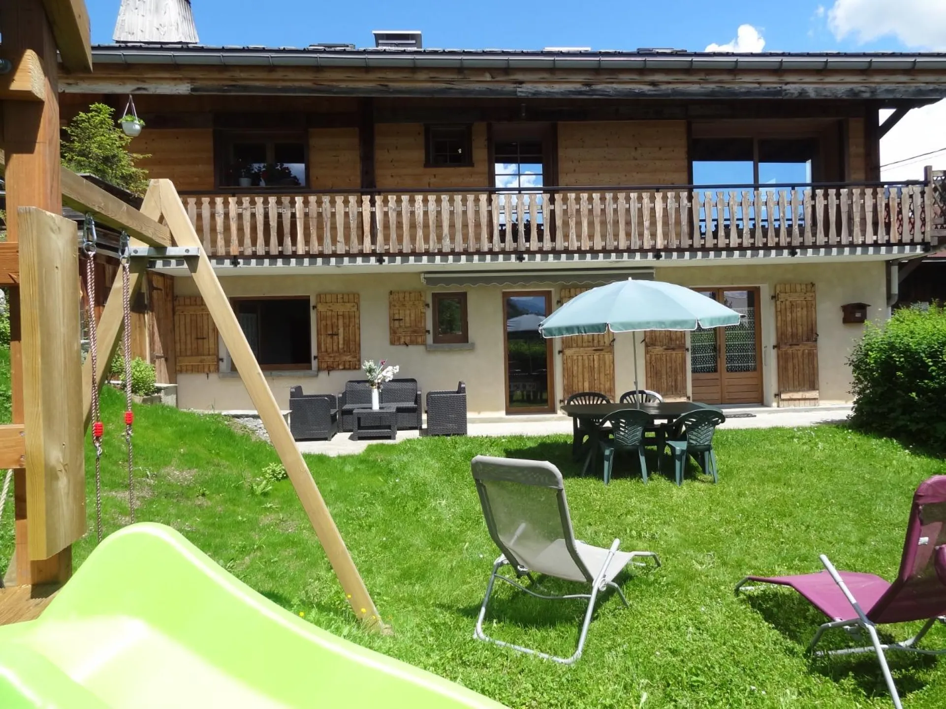 L'appartement 6 personnes avec son jardin privatif