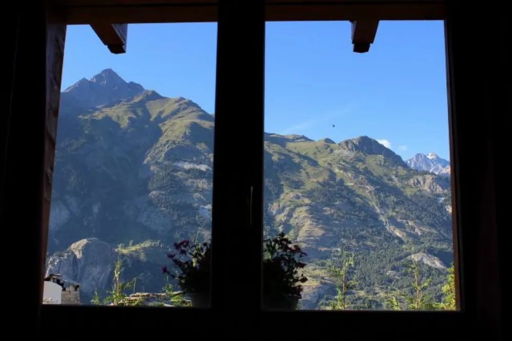 vue sur le massif de la vanoise