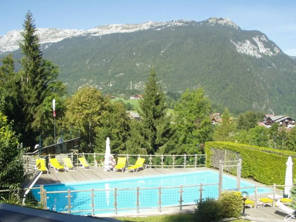 The swimming pool at La Clairiere