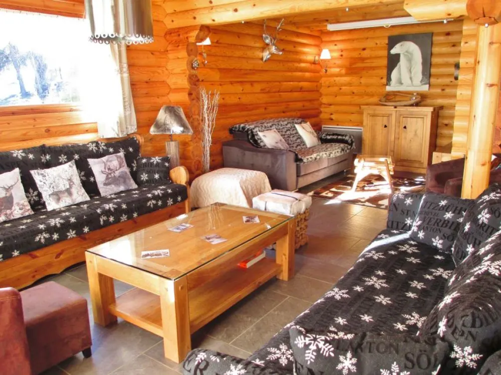 Chalet   tres  estelles à partir de 8 personnes jusqu'à 15.