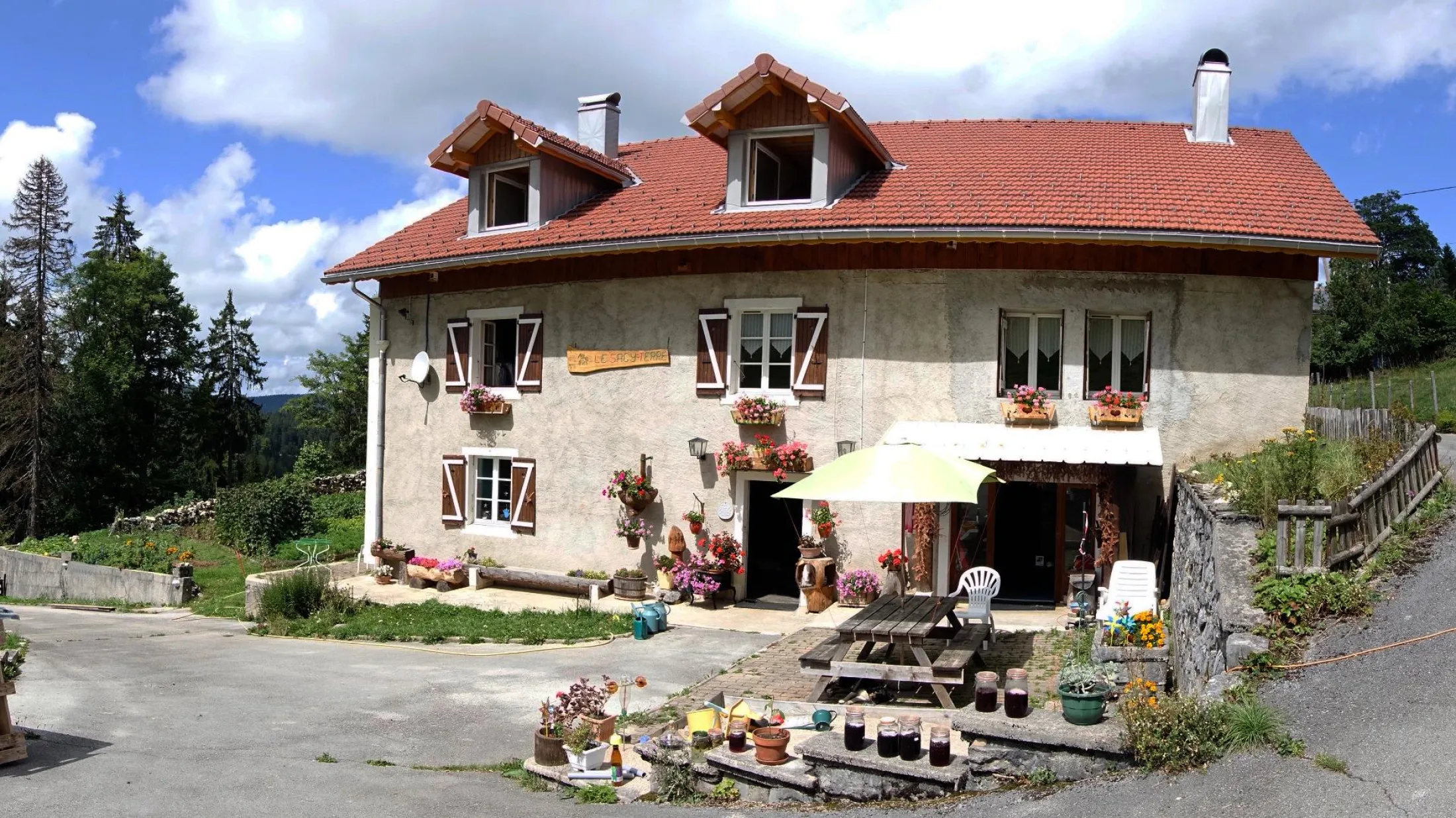Maison en été
