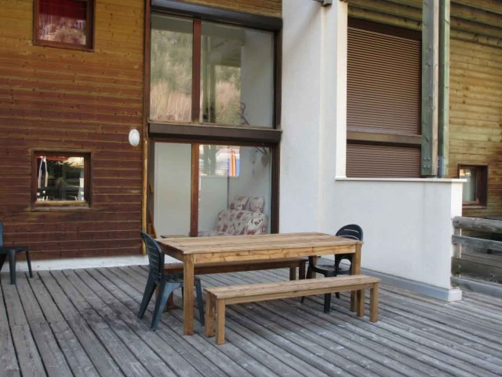 View of the apartment from the terrace of 42 M2