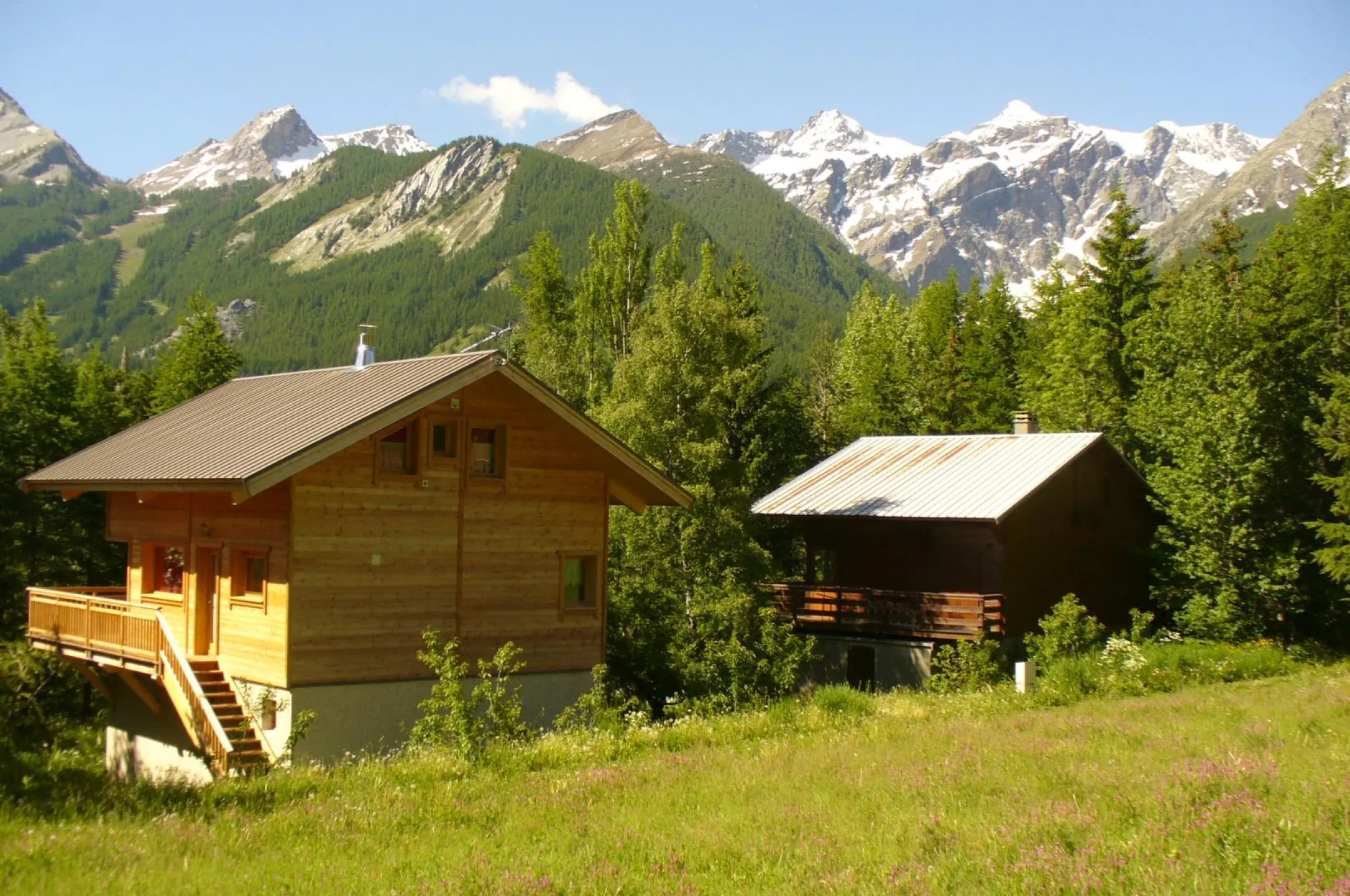 magnifique chalet bois