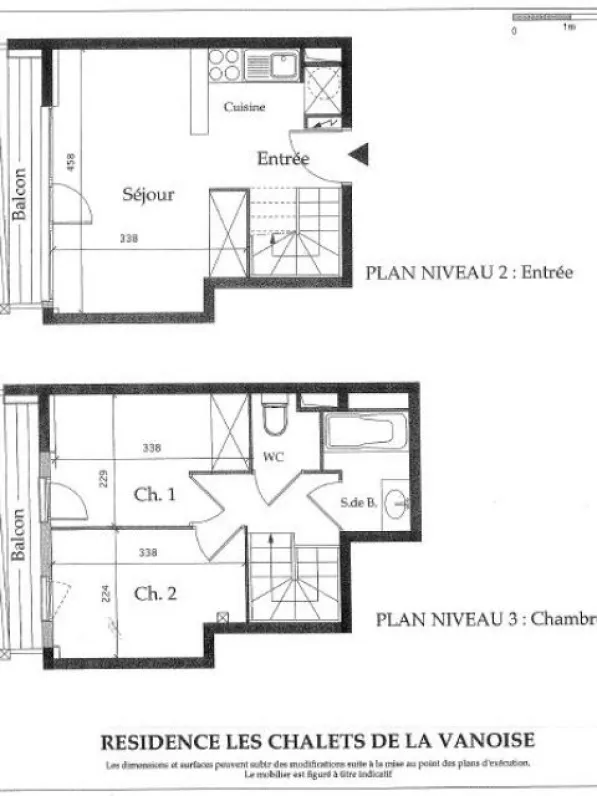 Plan de l'appartement