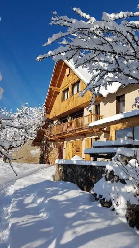 Le chalet vu du jardin