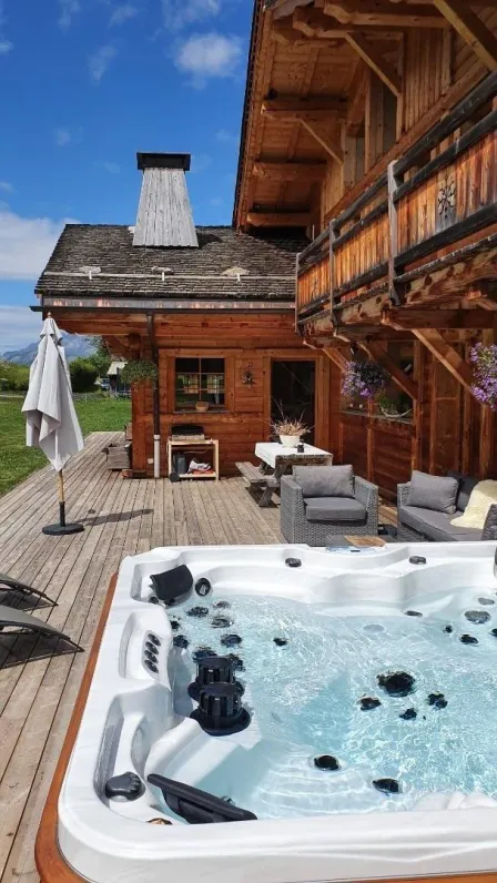 Le chalet d'en haut -  spa et sauna - pied des pistes