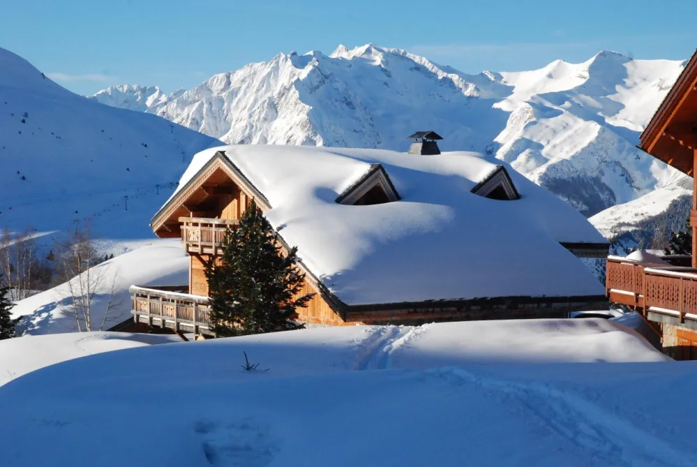 Les Carines après une grosse chute de neige