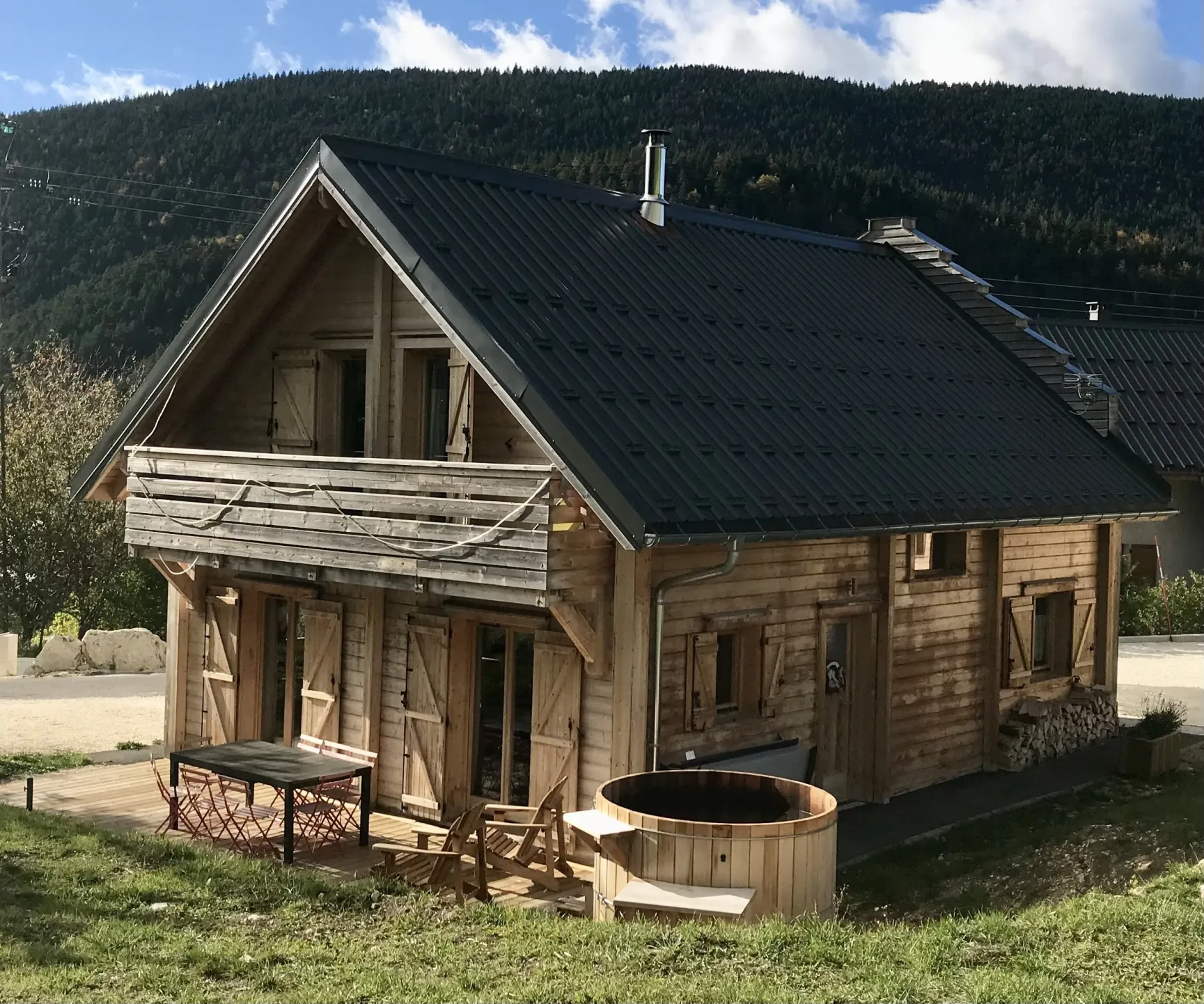Le chalet en été