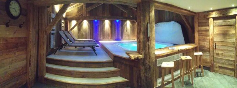 espace détente: jacuzzi