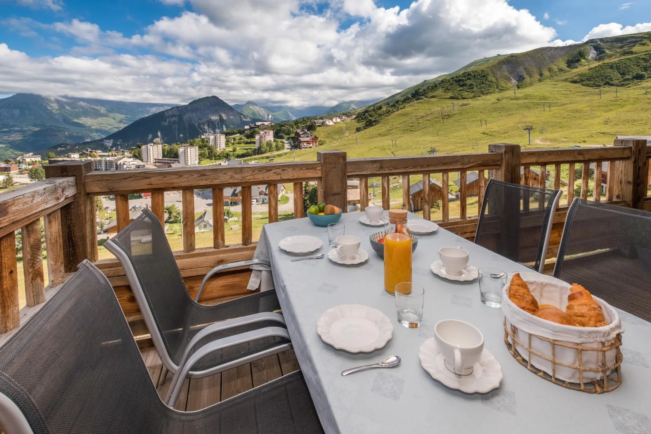 Vue depuis le balcon