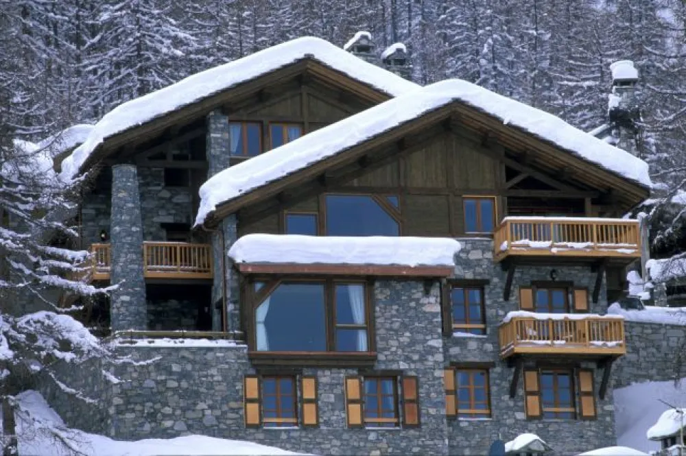 CRISTAL Chalet viewed ferom the resort