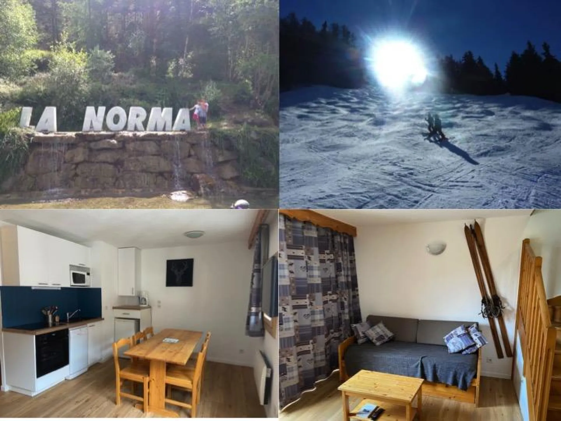 La norma,  beau t3, chalets de la vanoise, recement rénové.