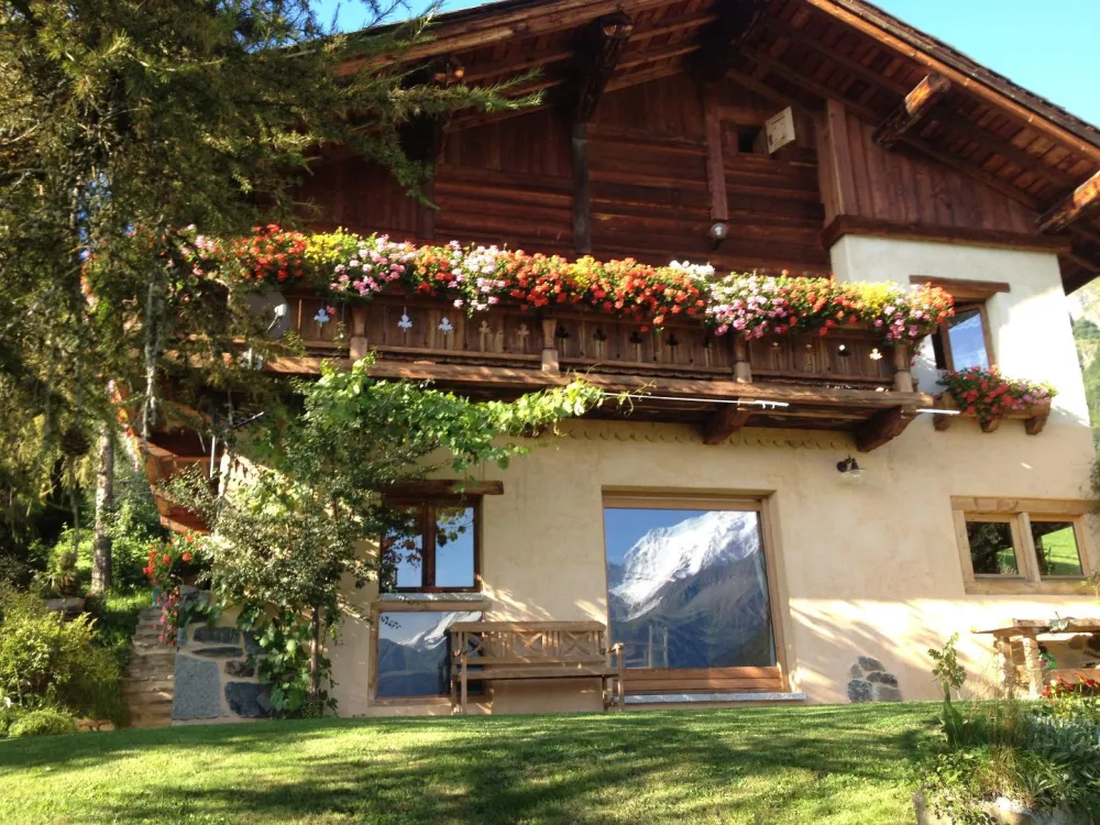 La terrasse du chalet