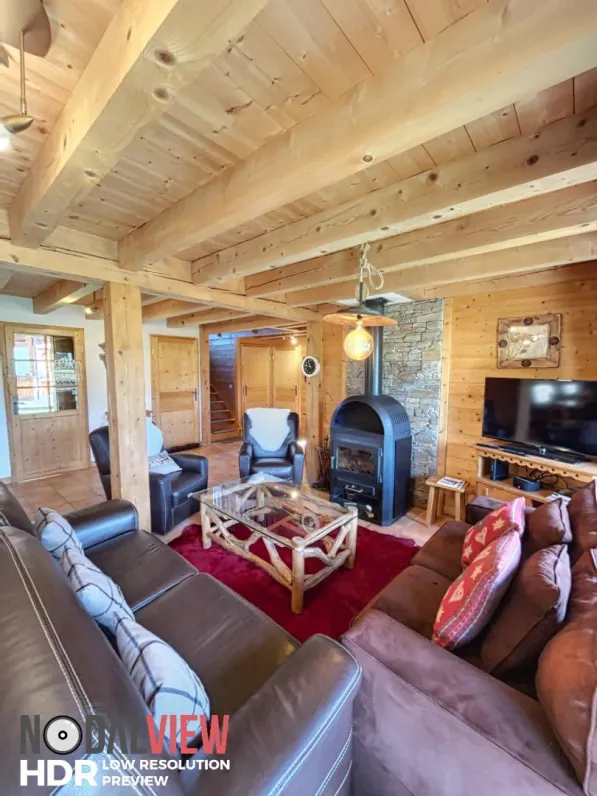 Chalet à megeve 200 m2 pour 8 personnes 3 chambres proche centre et pistes  - fibre optique