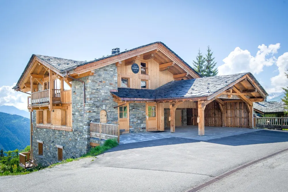 entrée du chalet