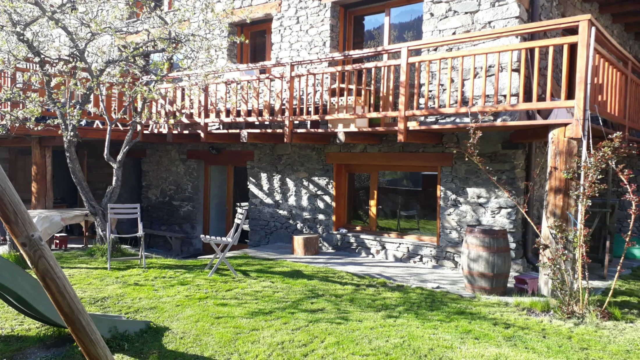 Le chalet en été