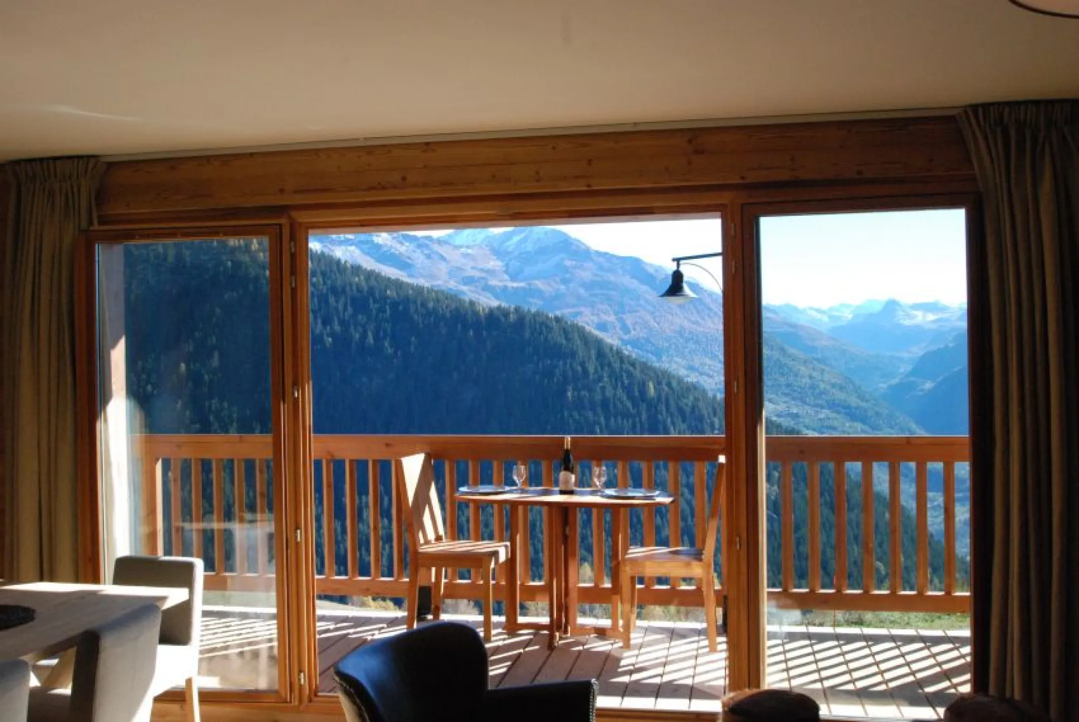 South facing view from the living room
