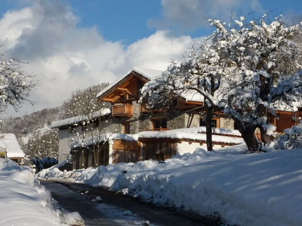 Nature ski lodge Sterwen vue de la propriété