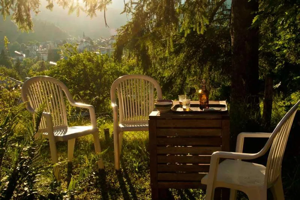 Jardin avec vue sur Villard de Lans