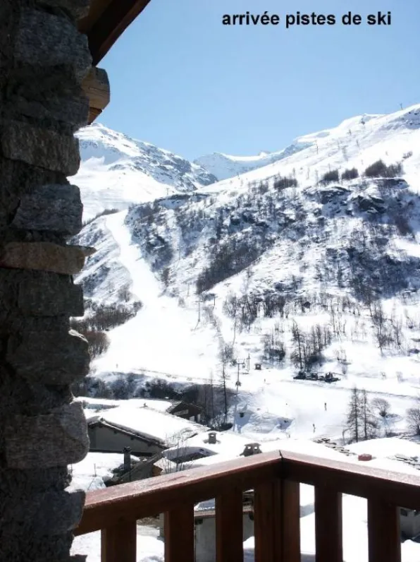 balcon sud (vue sur piste de ski)