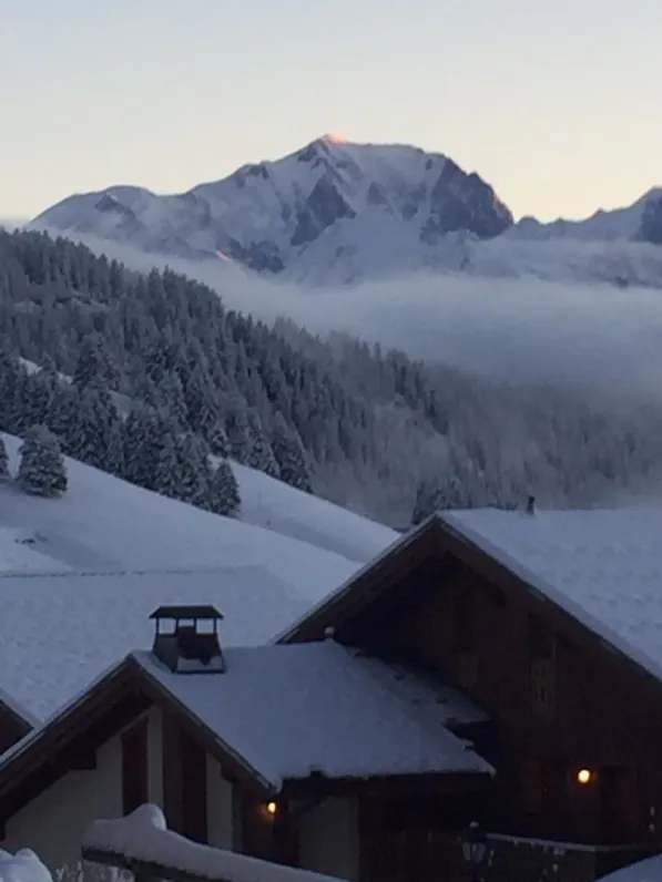 Vue exceptionnelle sur le Mont Blanc
