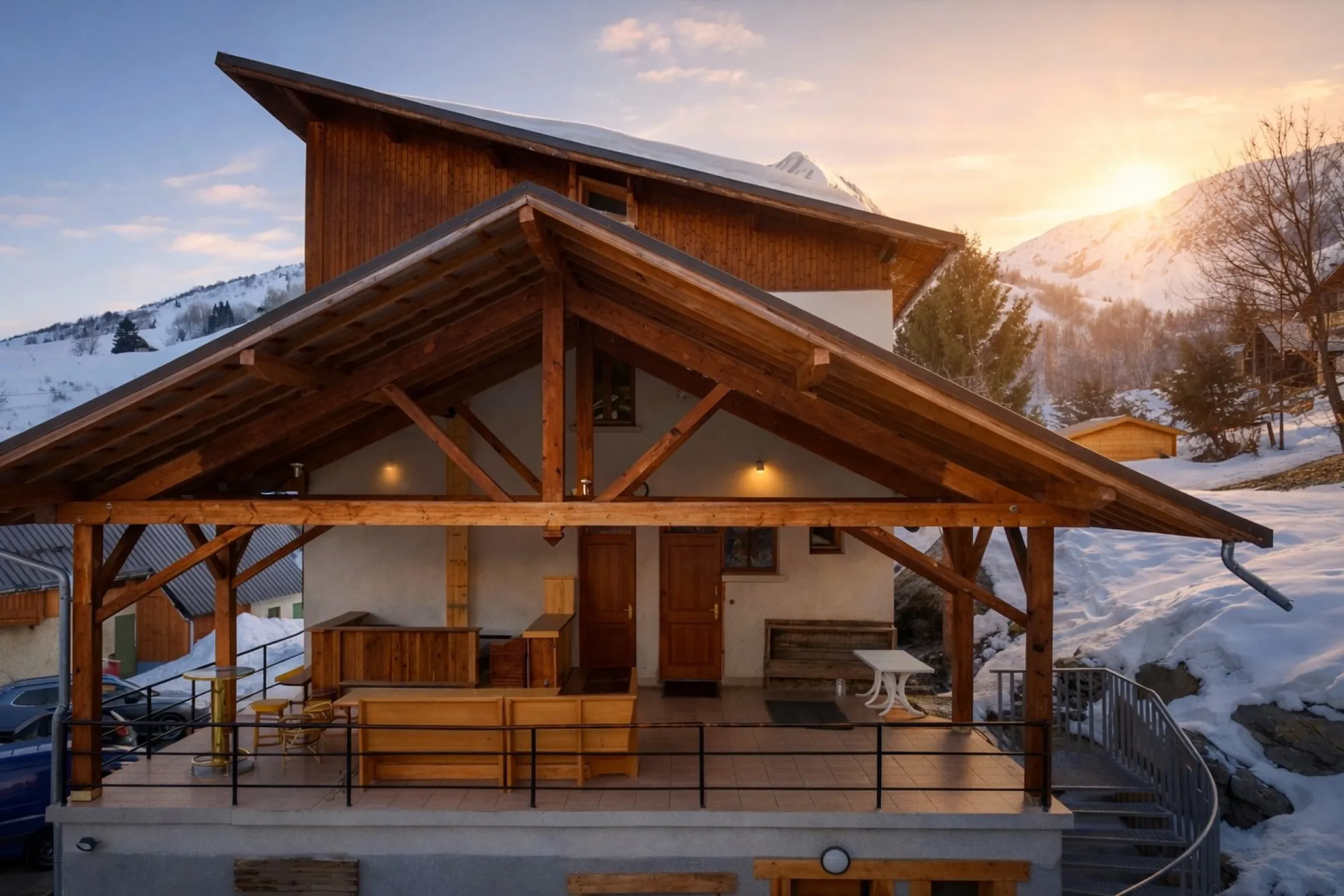 Grand logement andreas  - 15 pers. -  50 m des pistes - terrasse -  les sybelles - early booking -5% vacances scolaires