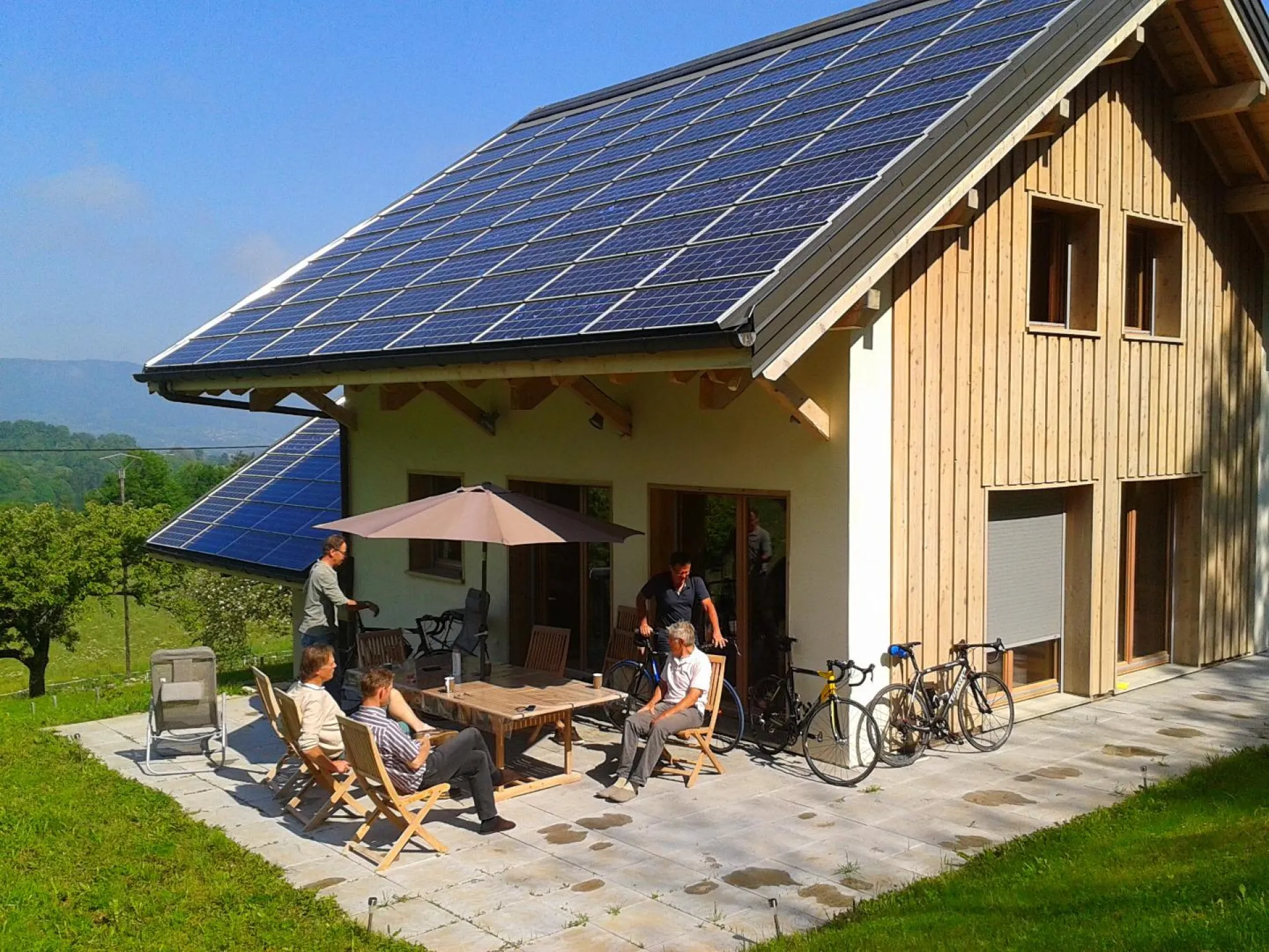 Terrasse gîte 6 personnes