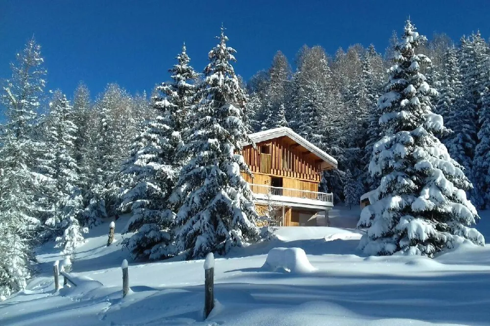 Chalet umani : chalet exceptionnel, skis aux pieds aux arcs 1800