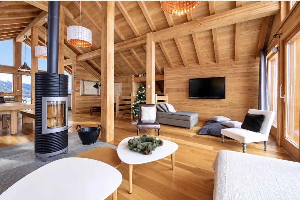 Chalet prestige 12 couchages pieds des pistes