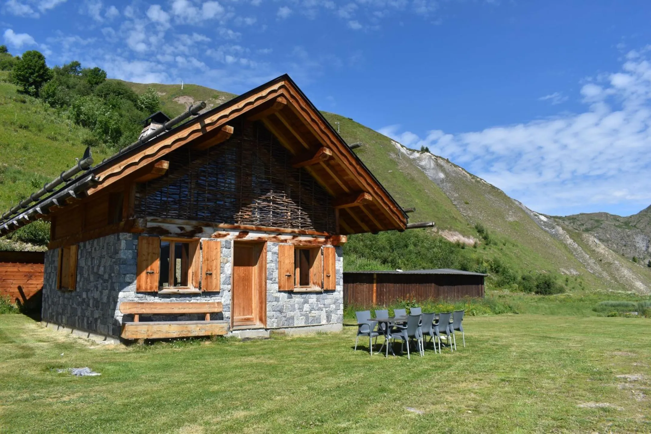 Vue extérieur du chalet 
