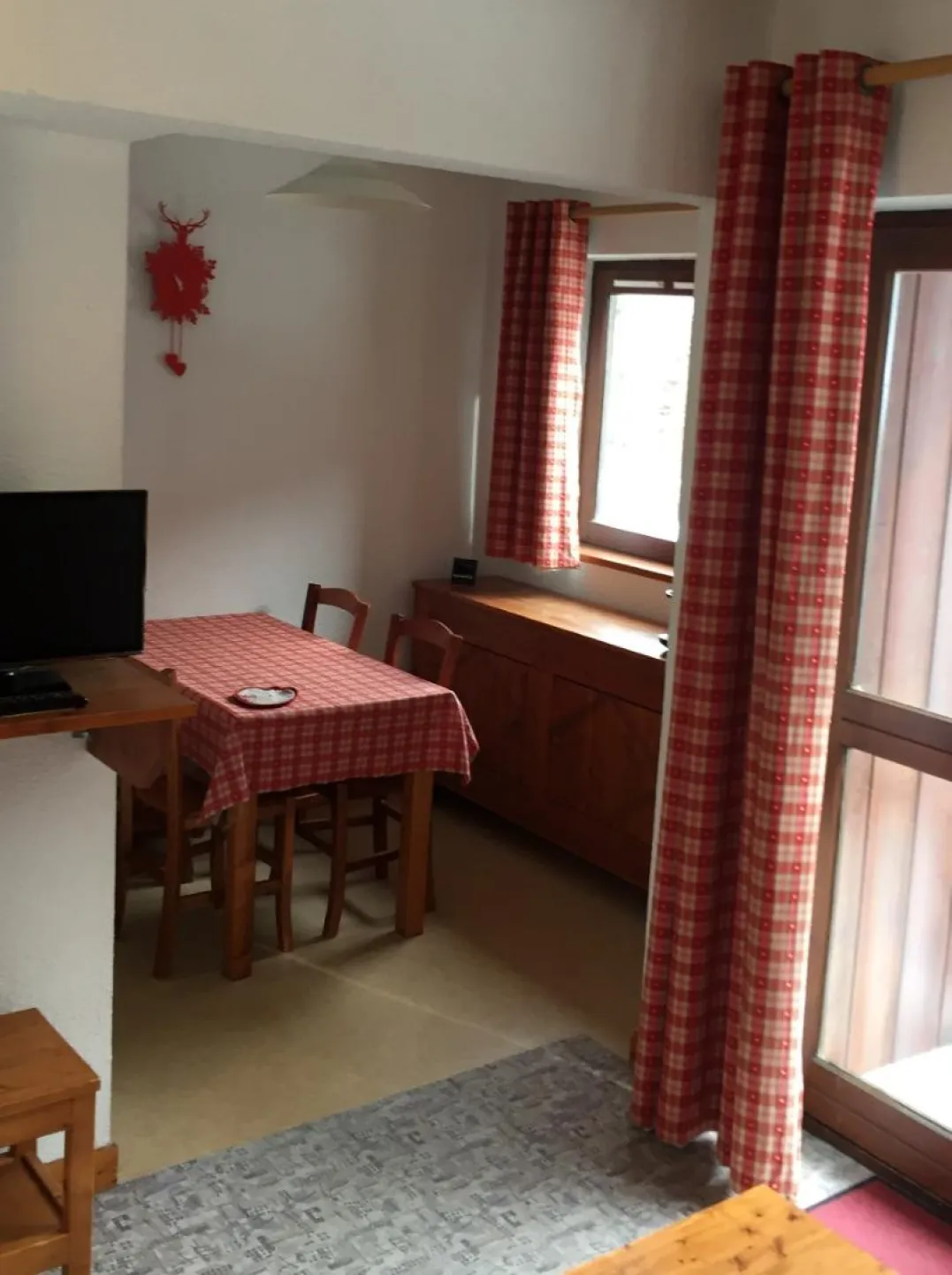 view of the kitchen from the living room