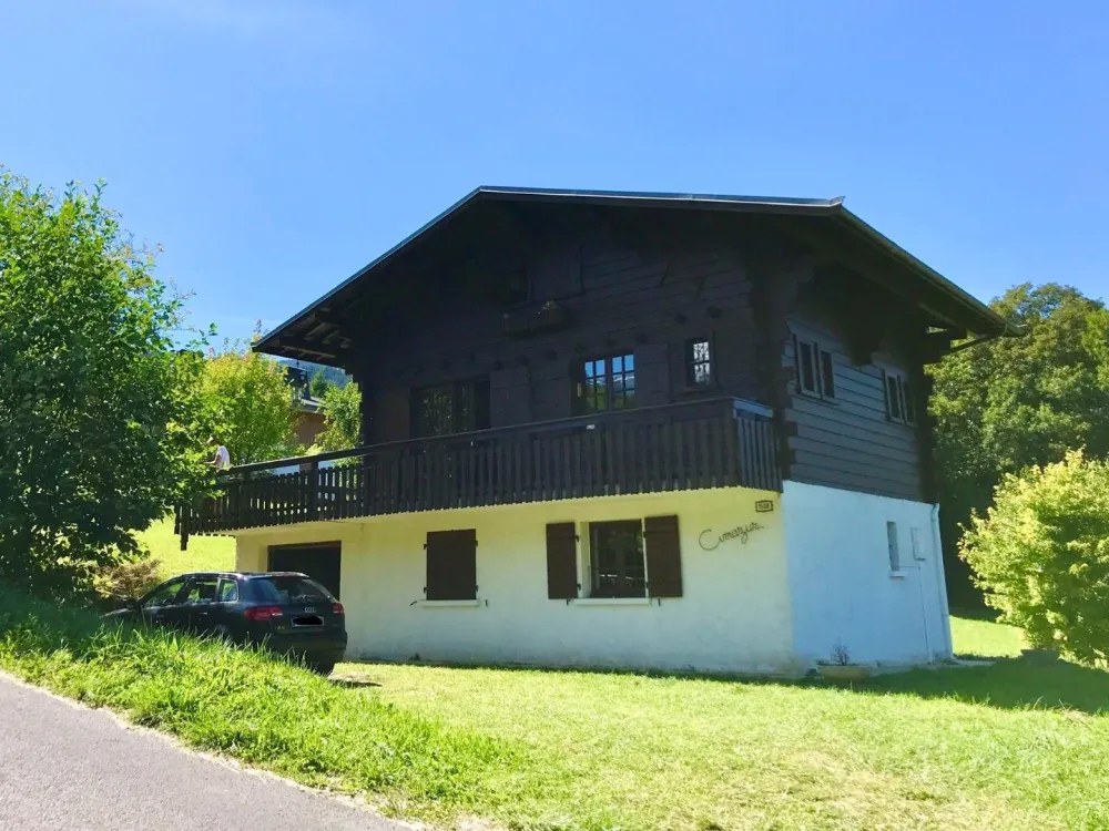 Le chalet en été