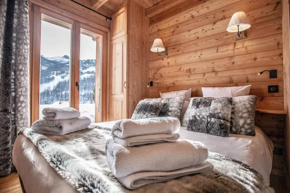 Se réveiller face aux pistes 