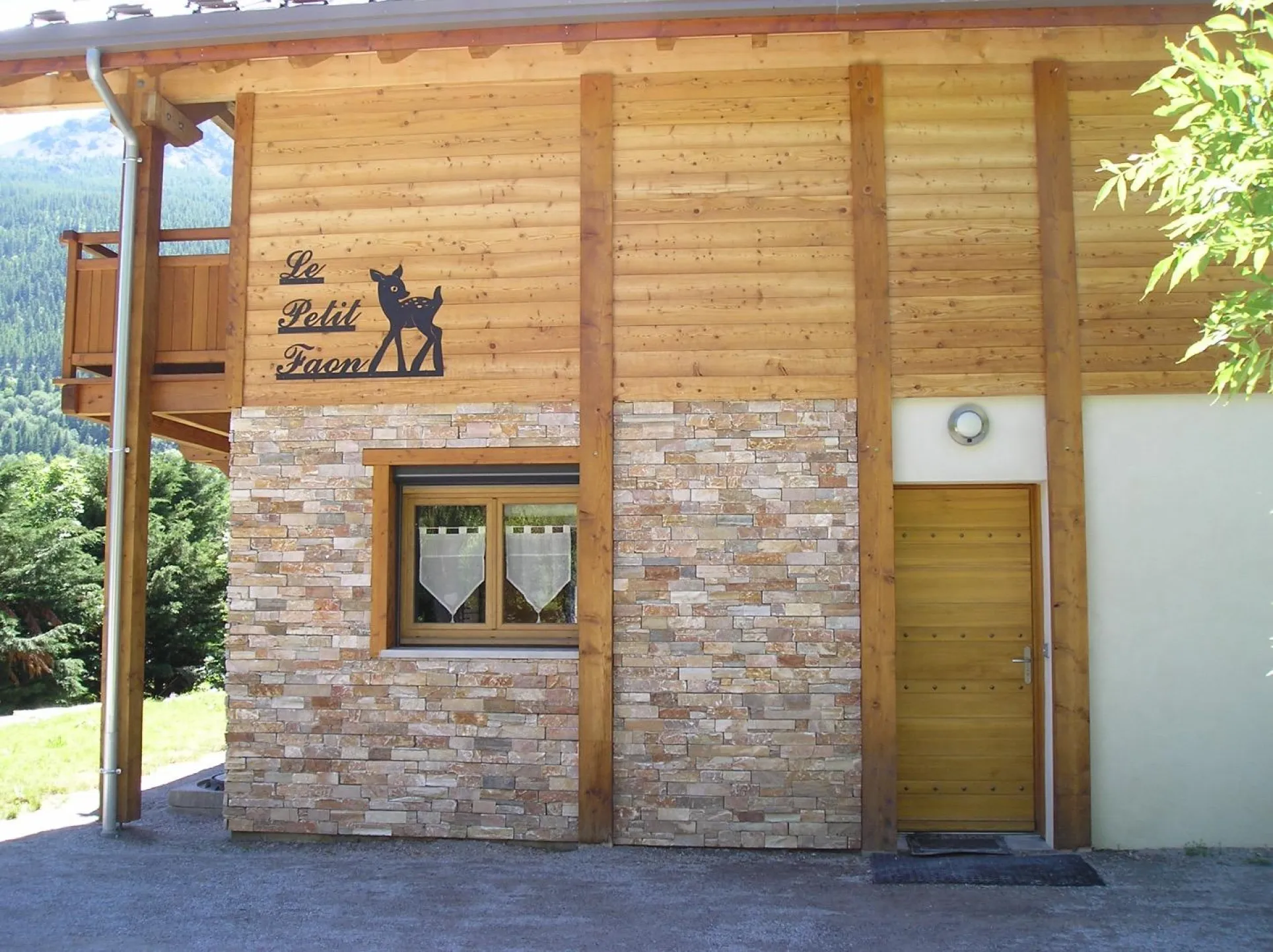 Façade Est du chalet