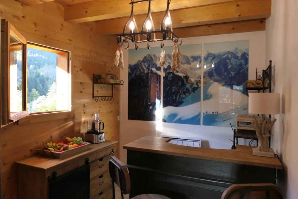 Extension de la cuisine avec son bar