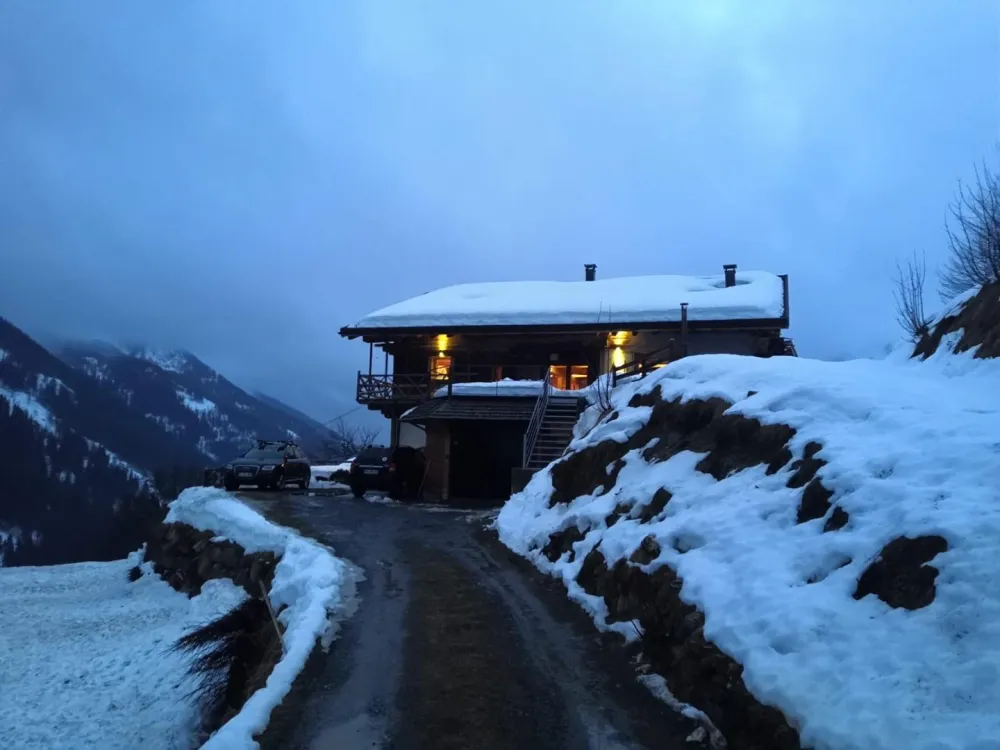 Accès au chalet