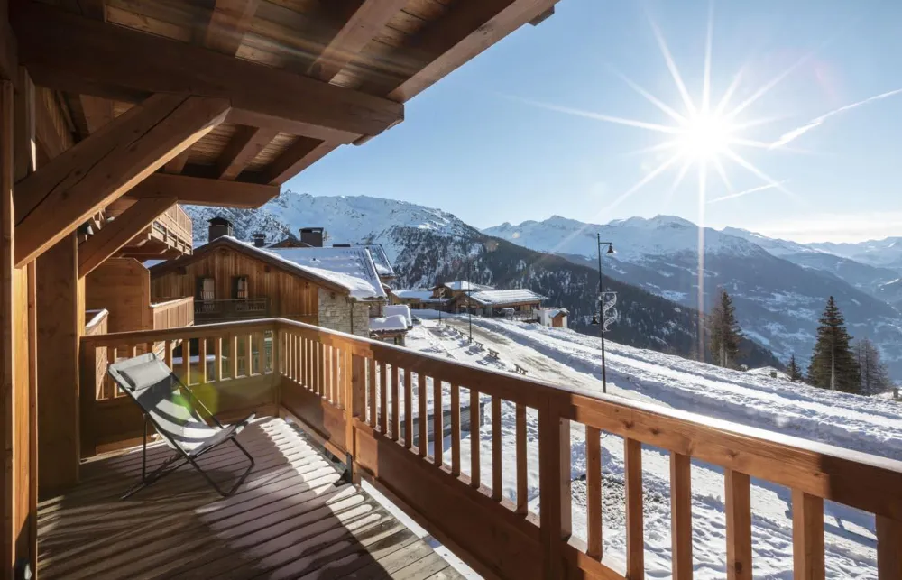 Chalet grivola appart digitale 130m², full services 4*, 4 chbr, 4 sdb/d, balcon sud et 2 parkings