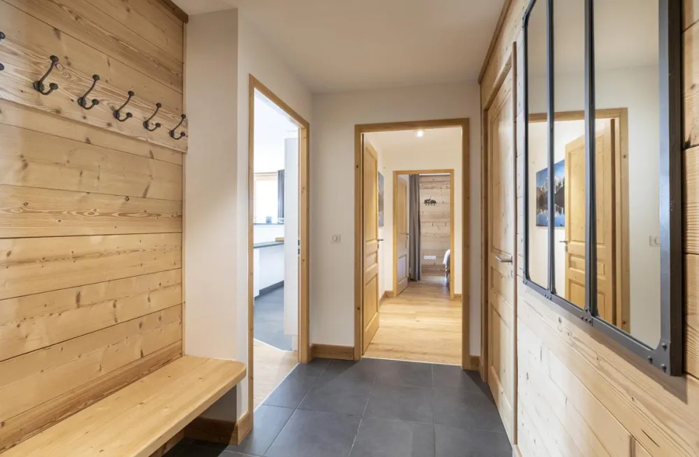 Chalet grivola appart myrtilles 130m², full services 4*, 4 chbr, 3 sdb/d, grande terrasse sud et 2 parkings
