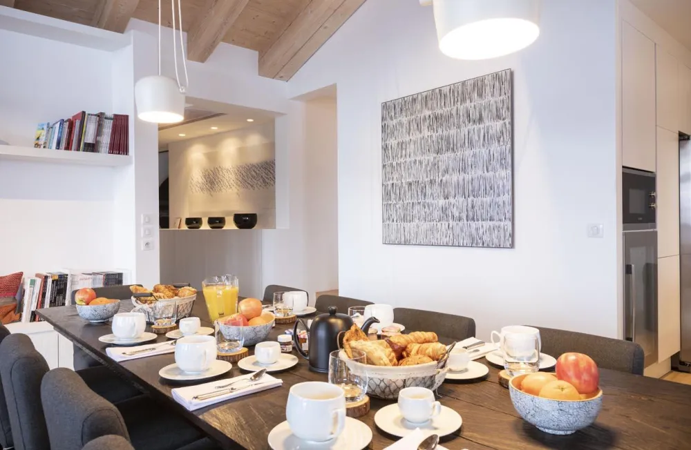 Chalet grivola duplex génépi 200m², full services 4*, 5 chbr, 4 sdb/d, balcon sud et 3 parkings