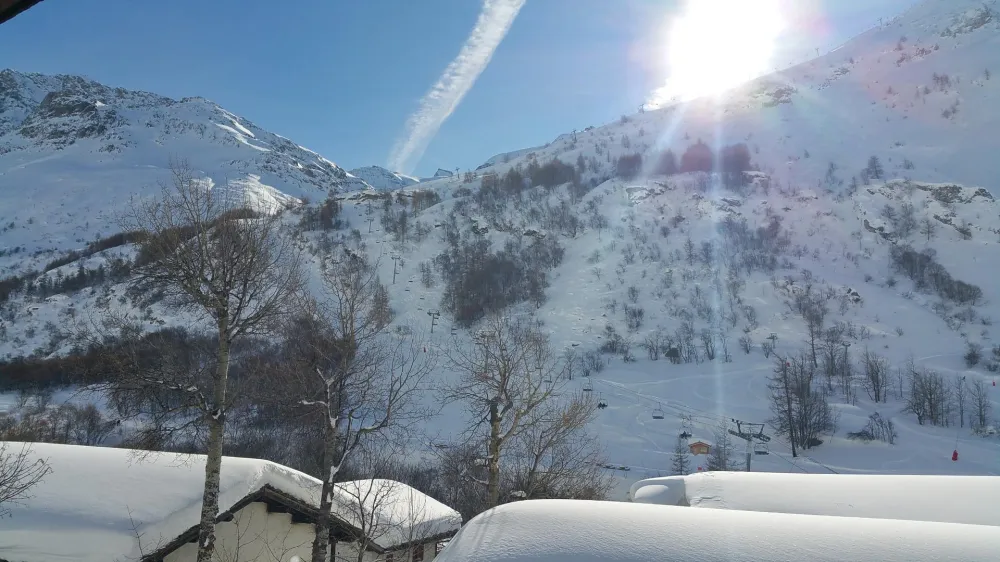 View from the balcony on the chairlift run.